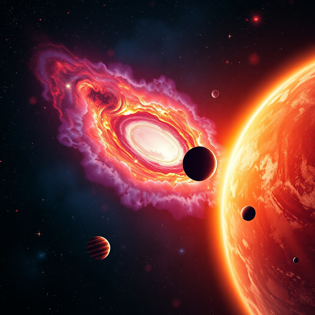 Epic space galaxy